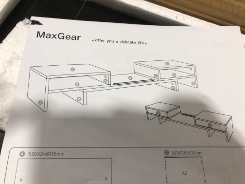 Photo 1 of MAXGEAR DUAL MONITER STAND 