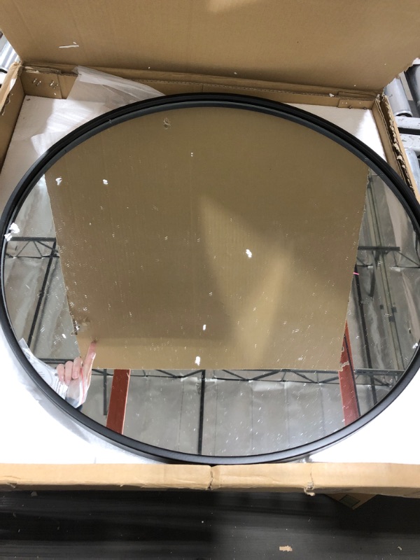 Photo 3 of 24" Round Decorative Wall Mirror