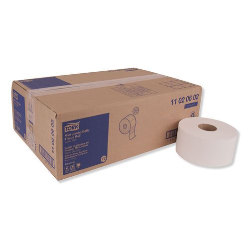 Photo 1 of 11020602 Mini Tissue Jumbo Roll, White