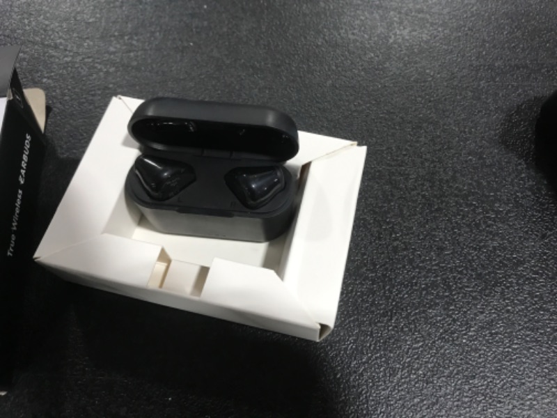 Photo 1 of JVC True Wireless Earbuds Headphones, 11mm Neodymium Magnet Driver, Touch Sensor Operation, Bluetooth 5.1, Water Resistance (IPX4), Long Battery Life (up to 22 Hours) - HAA3TB (Black) Black Small Classic