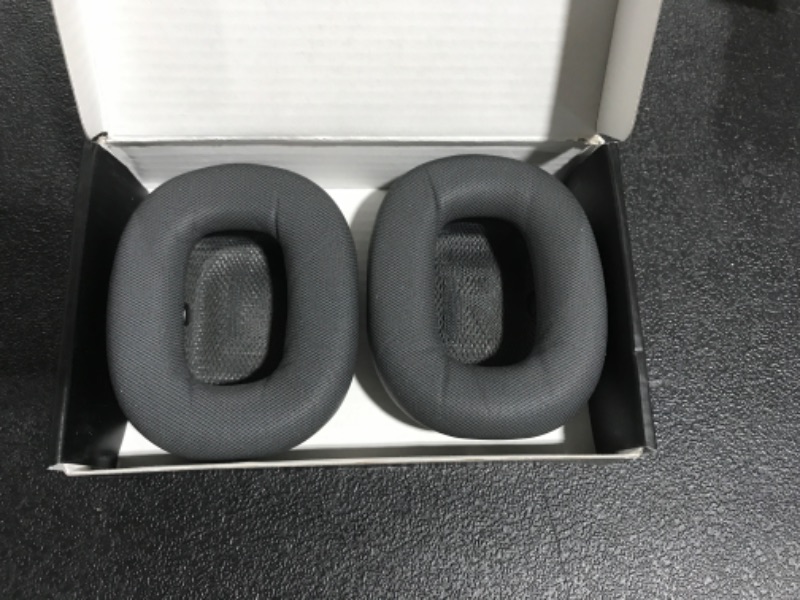 Photo 2 of Ear Cushions for AirPods Max Headphones Earpads Replacement Ear Pad Covers Earmuffs with Protein Leather, Memory Foam and Magnet Black Protein Leather Black