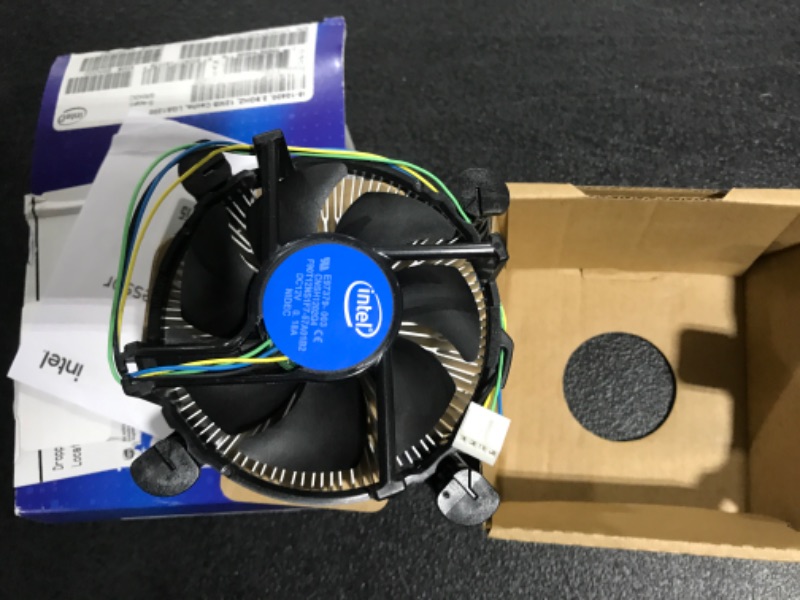 Photo 1 of Intel E97379-003 Core i3/i5/i7 Socket 1150/1155/1156 4-Pin Connector CPU Cooler With Aluminum Heatsink and 3.5-Inch Fan For Desktop PC Computer