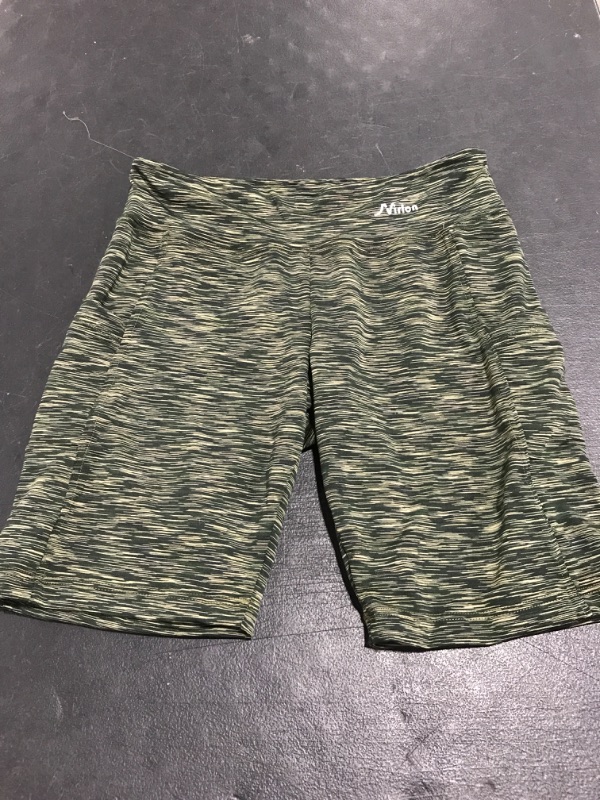 Photo 1 of Nirlon Biker Shorts with Pockets - Biker Shorts Women Workout Shorts for Gym & Yoga Shorts for Women Breathable Workout Shorts Womens High Waisted Reg. SIZE XL. NEW. 
