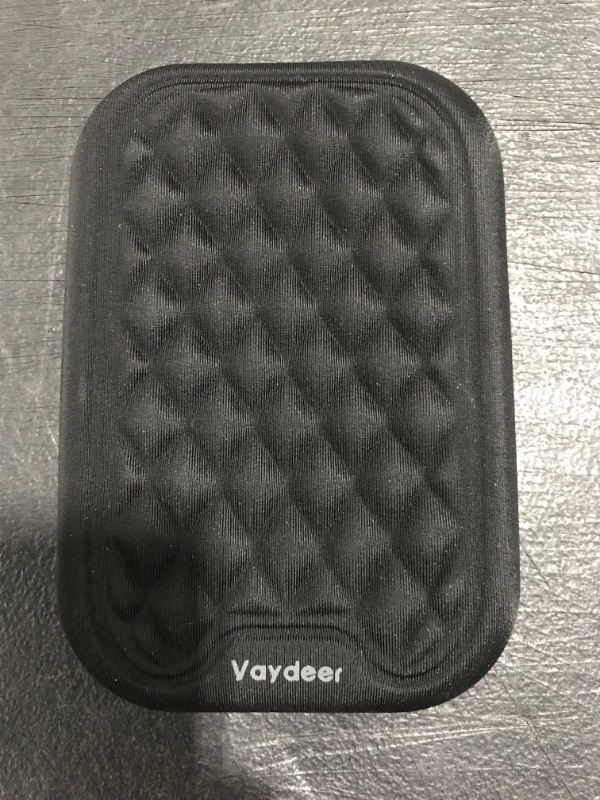Photo 1 of VAYDEER Ergonomic Wrist Rest Pad Armrest Pad Elbow Rest Pad, Prevent Hands Becoming 'Mouse Hand' Relieve Elbow Pain Computer Armrest Arm Wrist Rest Support Mouse Pad for Desk(6.3X4.3X0.76inches Black) Medium arm rest x 1pc. PRIOR USE. 