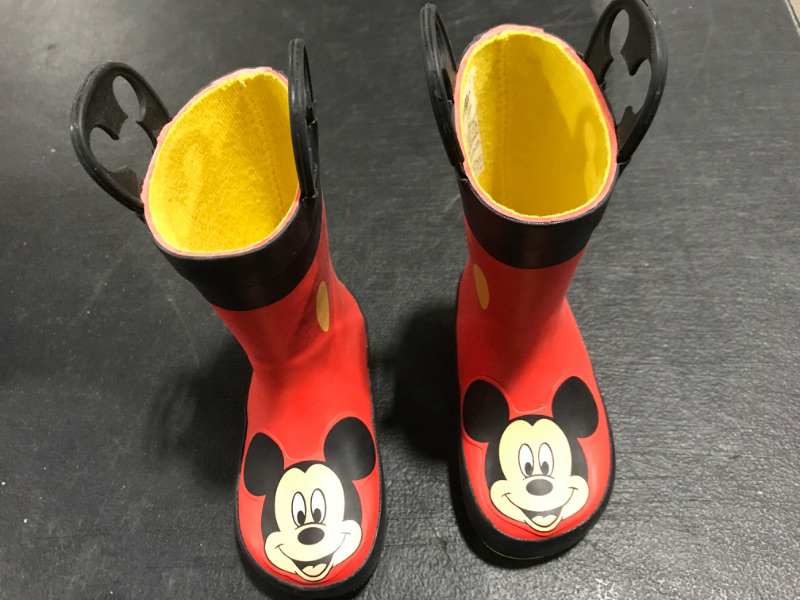 Photo 2 of Western Chief Kids unisex-child Waterproof Disney Character Rain Boots With Easy on Handles