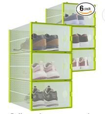 Photo 1 of 6-Pack Shoe Storage Boxes