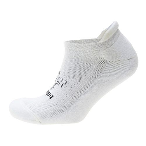 Photo 1 of Balega Hidden Comfort Performance No Show Athletic Running Socks for Men and Women (1 Pair), White, Large