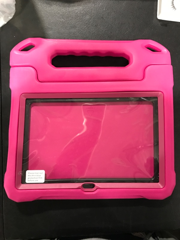 Photo 2 of YIHE Case for Amazon Fire HD 10 & 10 Plus & 10 Kids Pro Tablet (10.1 inch, 11th Generation, 2021 Release)- Durable Shockproof Protective Cover with Screen Protector Stand Handle, Pink