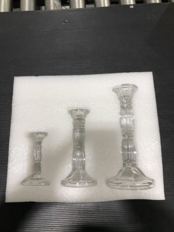 Photo 1 of 3 PIECE CANDLE HOLDERS 