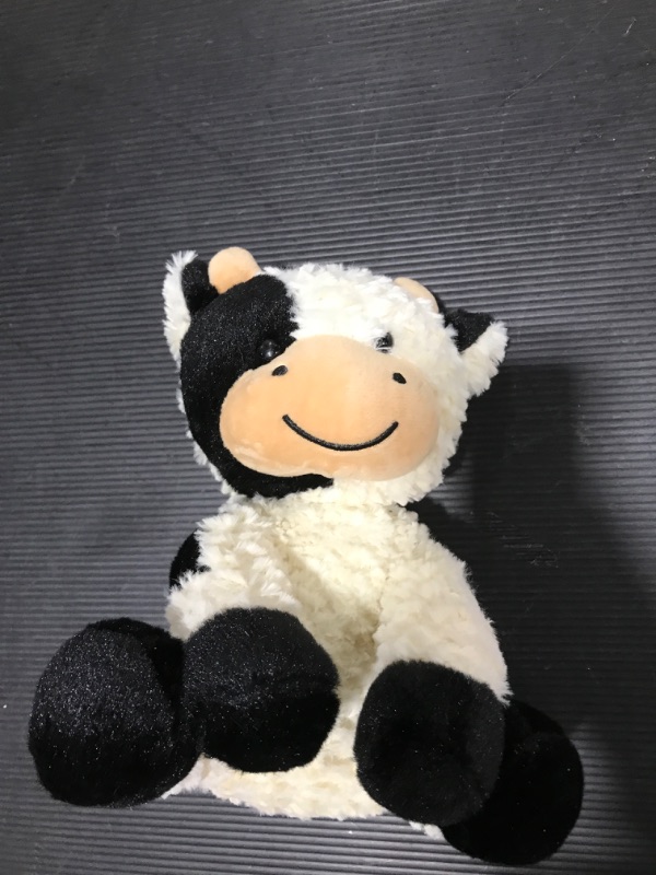 Photo 2 of 9" Cow Stuffed Animals Soft Cuddly Cow Plush Stuffed Animal Toy for Kids