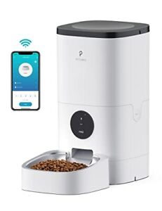 Photo 1 of PETLIBRO Automatic Cat Feeder, 2.4G WiFi Enabled Smart Food Dispenser with Stainless Steel Food Bowl for Dry Food, APP Control and Up to 10 Meals Per Day 10s Voice Recorder