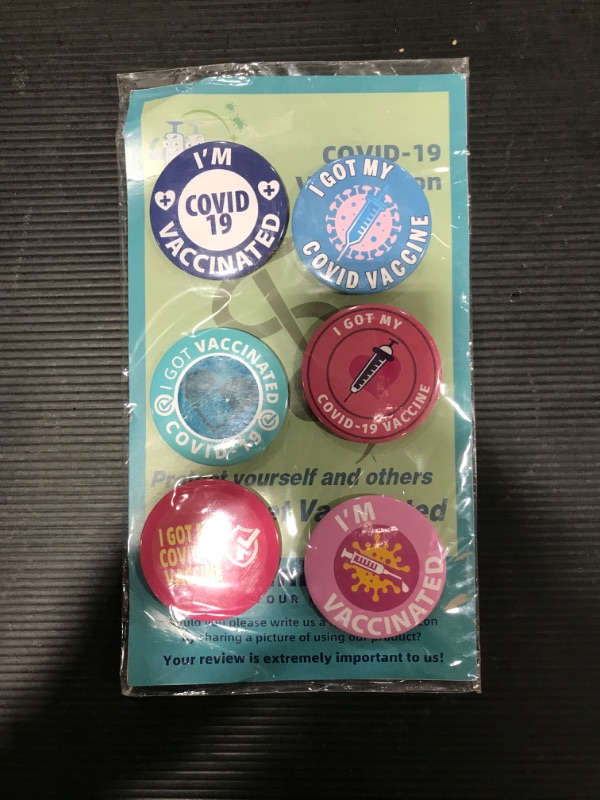 Photo 1 of 12 PACK VACCINE PINS