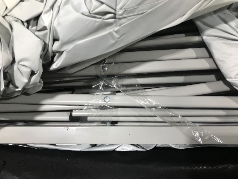 Photo 1 of 10x10 FT Pop up Canopy Tent Enclosed Instant Canopy Shelter Portable with Removable Sidewalls and Mesh Windows Waterproof (White?Four sidewalls?)