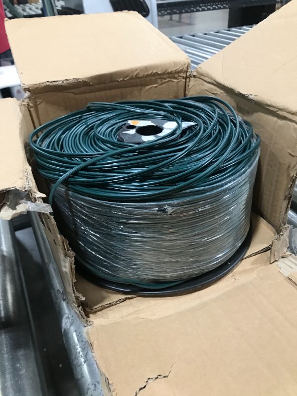 Photo 3 of GFQHF UL Listed 1000FT SPT-1 Electrical Wire,18/2 Zip Cord Wire,Work with SPT-1 Vampire Plug(1000, SPT-1 Green) 1 spt-1 green