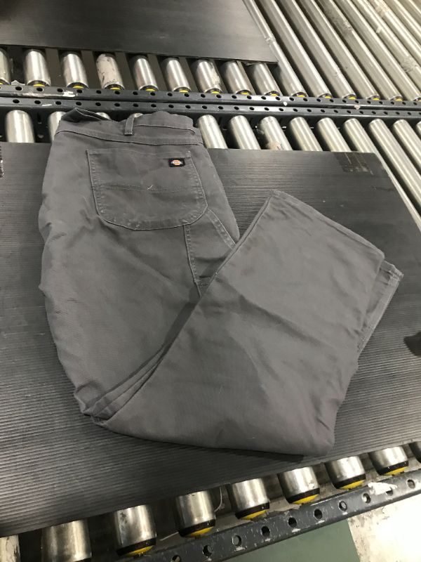 Photo 2 of Dickies Men's Tough Max Duck Carpenter Pant 40W x 32L Stonewashed Slate