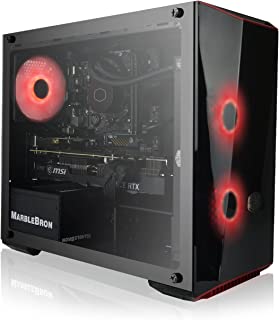 Photo 1 of AVGPC Hellfire Gaming PC AMD RYZEN 5 3600 6-Core 3.6 GHz GT 1030 2GB 500G SSD Windows 10 WIFI AC