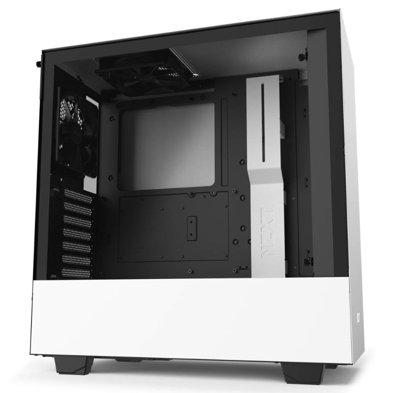 Photo 1 of NZXT H510 - COMPACT ATX MID-TOWER PC GAMING CASE - FRONT I/O USB TYPE-C PORT - TEMPERED GLASS SIDE PANEL - CABLE MANAGEMENT SYSTEM - WATER-COOLING READY - STEEL CONSTRUCTION - WHITE/BLACK H510 BASE WHITE