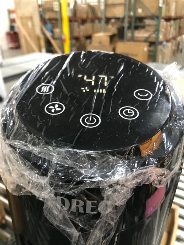 Photo 1 of Dreo Cruiser Pro Tower Fan 90° Oscillating Fans with Remote, Quiet Cooling,12 Modes, 12H Timer, Space-Saving, LED Display with Touch Control, 40” Portable Floor Bladeless Fan for Bedroom Home Office