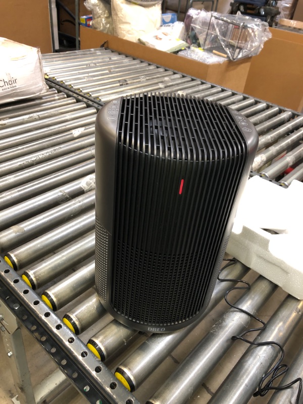 Photo 2 of Dreo Air Purifiers Macro Pro, True HEPA Filter, Up to 1358ft² Coverage, 20dB Low Noise, PM2.5 Sensor, 6 Modes, 360 Filtration Cleaner Remove 99.985% Dust Smoke Pollen, Black
