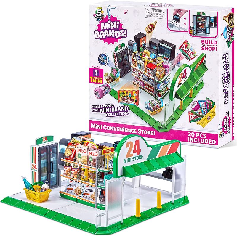 Photo 1 of 5 Surprise Mini Brands Mini Convenience Store Playset with 1 Exclusive Mini by ZURU, Multicolor
