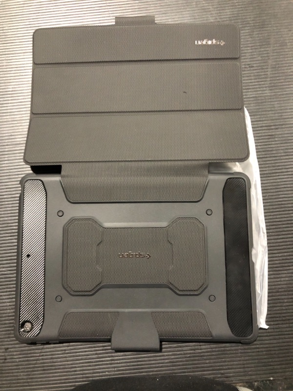 Photo 3 of Spigen Rugged Armor Pro Designed for iPad 10.2 Case, iPad 9th Generation Case (2021) / iPad 8th Generation Case (2020) / iPad 7th Generation Case (2019) with Pencil Holder - Black