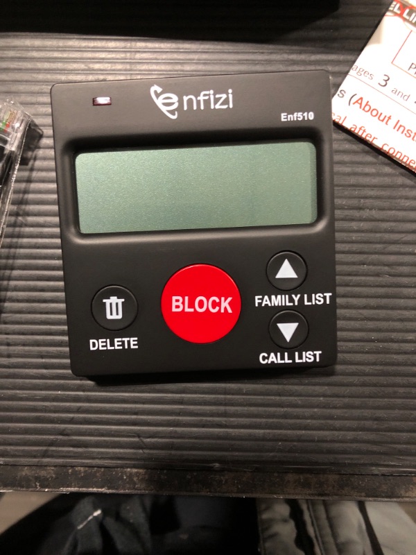 Photo 2 of Enf510 Call Blocker for Landline Phones/Answering Machine/Home Cordless Phones, Works with All Analog Telephones, Family Function