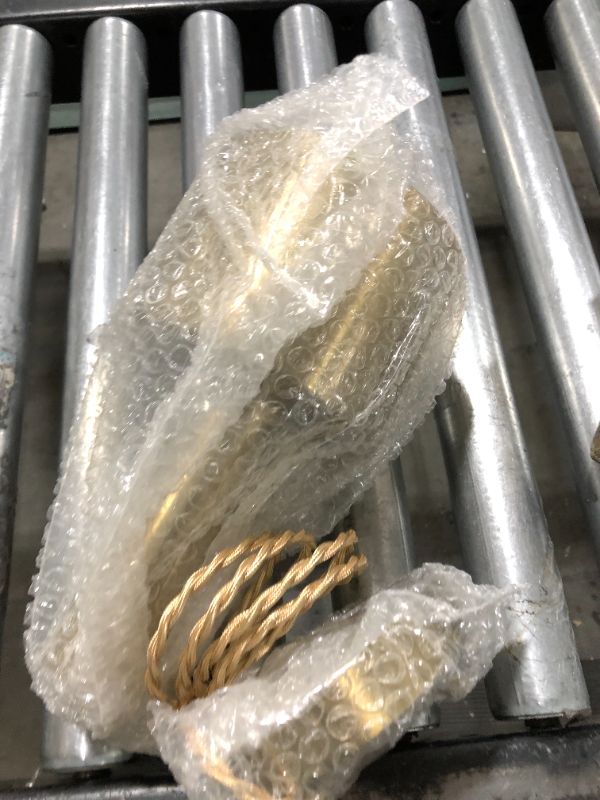 Photo 1 of Fivess Lighting Modern Mini Pendant Light with 4W LED Bulb, One-Light Adjustable Metal Pendant Lighting Fixture for Kitchen Island Cafe Bar, Gold
