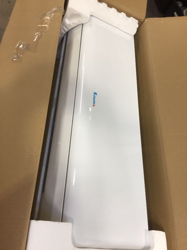 Photo 1 of Klimaire DIY 18,000 BTU 19 SEER Mini Split Heat Pump Air Conditioner w/ 25-ft Pre-Charged Quick-Connect Installation Kit - 230V
