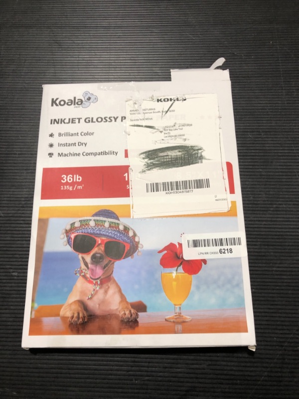 Photo 2 of Koala Thin Inkjet Printer Paper for DIY Chip Bag and Print Brochure Flyer 8.5x11 Inches Glossy 100 Sheets 36Lb