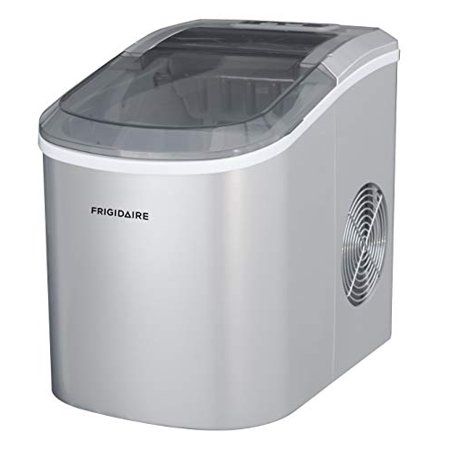 Photo 1 of Frigidaire EFIC206-TG-SILVER Compact Ice Maker 26 Lb per Day Silver
