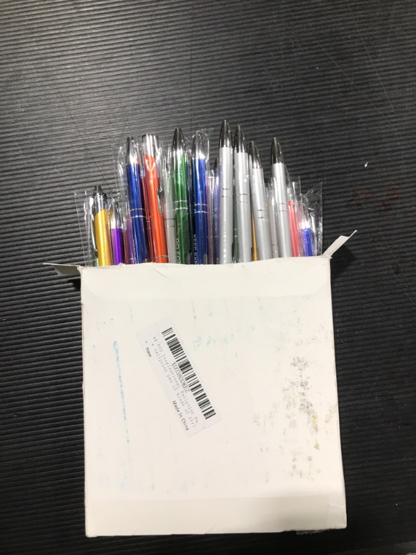 Photo 1 of 48 PCS Funny Ballpoint Pens office supplies unique pens Motivational Quote Pens Coated Metal Encouraging Pens Comfortable Writing Pens office pens 12 kinds of style