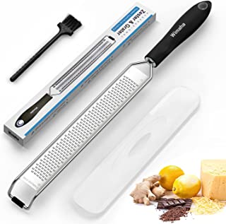 Photo 1 of Wimaha Lemon Zester Cheese Grater for Kitchen, Heavy Duty Cheese Grater & Vegetable Grater for Lemon, Garlic, Nutmeg, Chocolate, Ginger