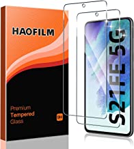 Photo 1 of HAOFILM [2 Pack] Tempered Glass Screen Protector Compatible for Samsung Galaxy S21 FE ?Not For Galaxy S21 ?, Easy-Install, Bubble Free,Touch Sensitive