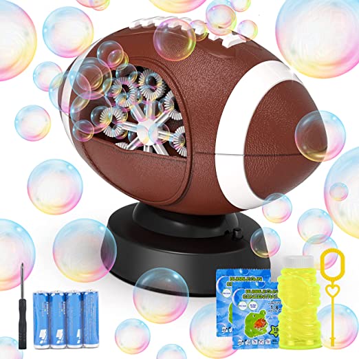 Photo 1 of Coomarble Bubble Machine for Kids - Baby Bubble Maker Machine Automatic Party Bubble Blower Toys Toddlers Bubble Blowing Machine Boy Mild Bubble Maker
