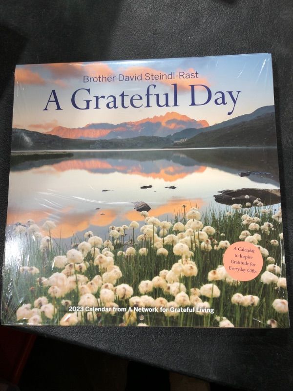 Photo 2 of A Grateful Day Wall Calendar 2023: A Celebration of Brother David's Timeless Meditation on Gratitude