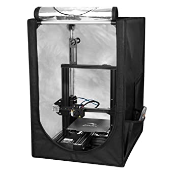 Photo 1 of Creality Fireproof and Dustproof 3D Printer Warm Enclosure Mini 3D Printer Tent for Ender 3/Ender 3 pro/Ender 3 V2/Ender 5 Pro, Constant Temperature Protective Cover Room
