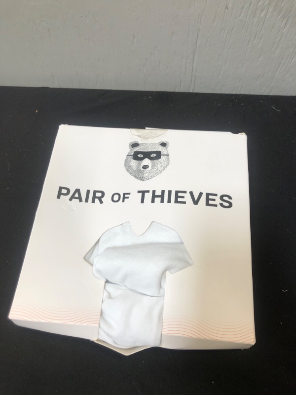 Photo 2 of Pair of Thieves Men's 2pk V-Neck Undershirt size medium  (minor dirt on item from exposure)

