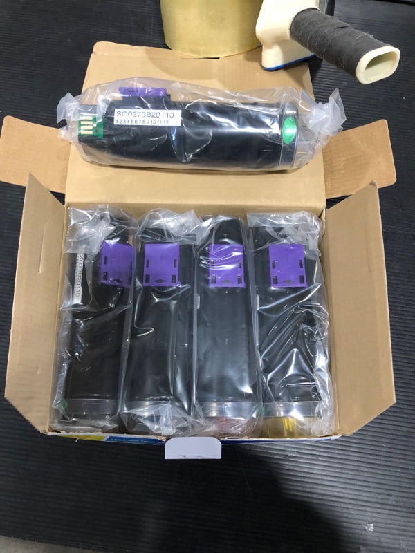 Photo 2 of 5 Packs Compatible Toner Cartridges (2Black + Cyan + Magenta + Yellow) The Highest Capacity 5500 Pages for Black & 4300 Pages for C M Y for Xerox Phaser 6510 WorkCentre 6515 (4 Colors)