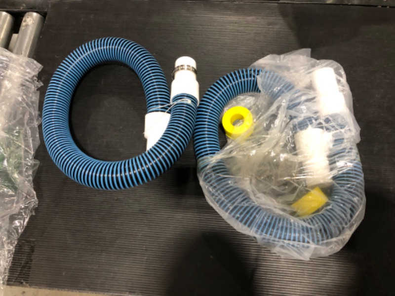 Photo 2 of 1 1/2" Swimming Pool Filter Hose for Above Ground Pools with Hose Clamp, PTFE Tape, Swimming Pool Replacement Hose, 3FT (2 set)