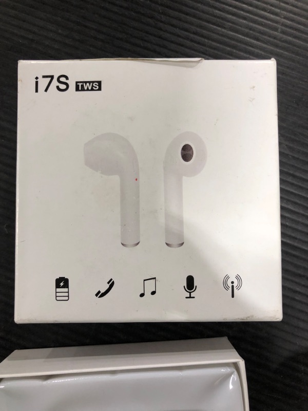 Photo 2 of i7s Wireless Bluetooth 5.0 Earphones TWS Earbuds White
