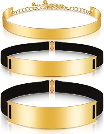 Photo 1 of 3 Pieces Belts for Women, Metal Waist Belt Shiny Adjustable Mirror Waist Belt(Gold,Large)
