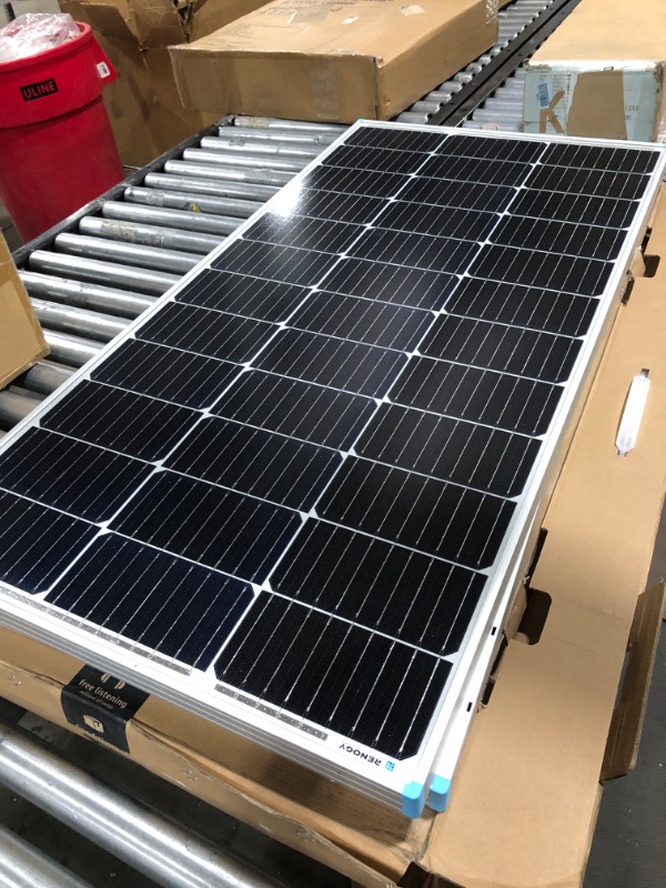 Photo 2 of Renogy 200 Watts 12 Volts Monocrystalline RV Solar Panel Kit with Adventurer 30A LCD PWM Charge Controller & Renogy 2000W Pure Sine Wave Inverter 12V DC to 120V AC Converter for Home, RV
