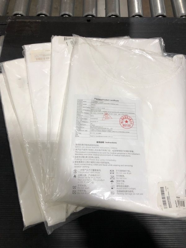 Photo 1 of 5 pack Disposable Isolation Gowns - XL
