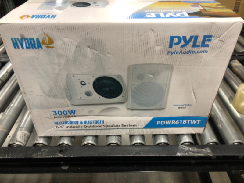 Photo 3 of Pyle Speaker System - 60 W RMS - Wireless Speaker(s) - Wall Mountable - White