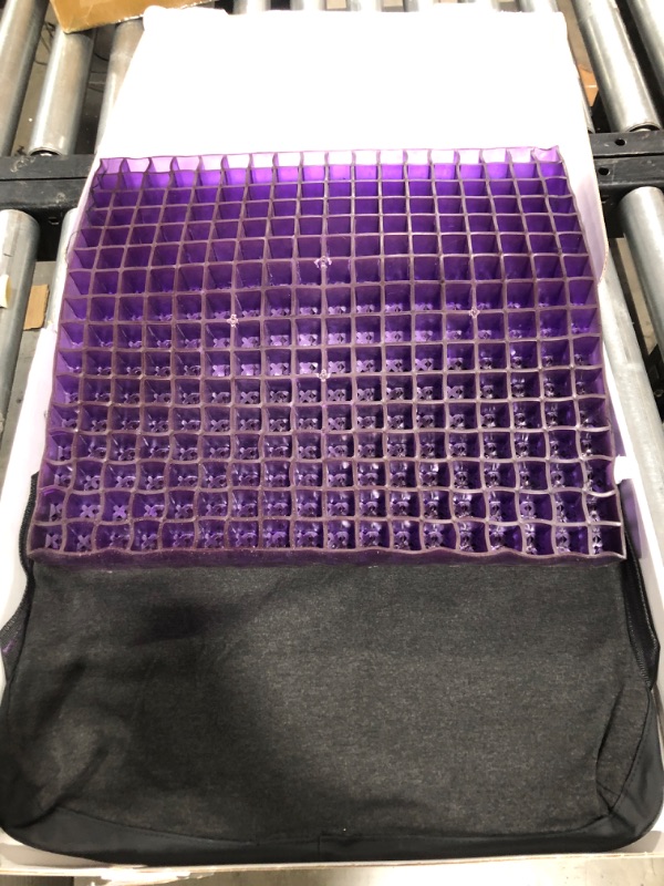 Photo 2 of Purple Royal Seat Cushion - Seat Cushion for The Car Or Office Chair - Temperature Neutral Grid