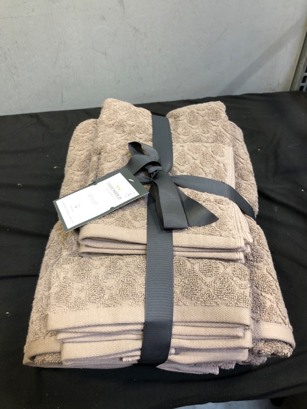 Photo 2 of 6ps Textured Bath Towel Set - Threshold™


