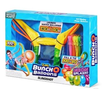 Photo 1 of Bunch O Balloons Slingshot with 100pc Neon Water Balloons by ZURU

