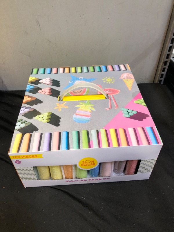 Photo 1 of 120pc Sidewalk Chalk Set - Sun Squad™


