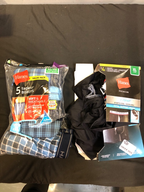 Photo 1 of 2 PC LOT, MENS UNDERWEAR
SIZE XL