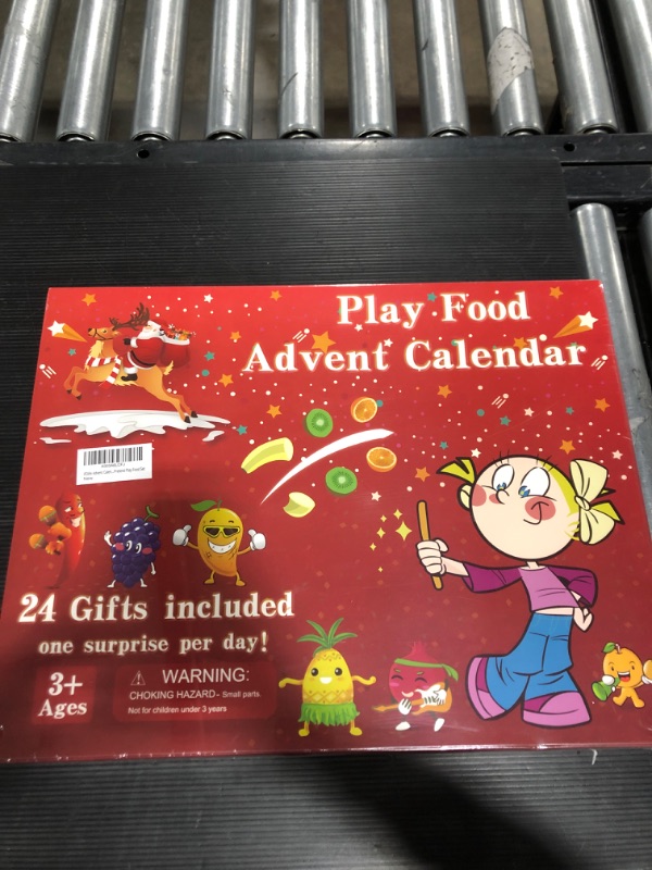 Photo 2 of ifOlife Advent Calendar 2022 for Kids, Cutting Play Food Toys Christmas Countdown Calendar Toy for Girls Boys Kids Adults with 24 Pcs Pretend Play Food Set RED